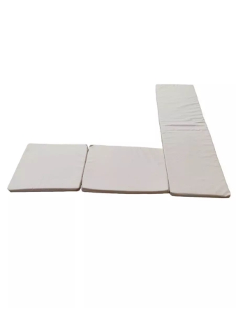 Комплект чехлов для подушек углового дивана садовой мебели в бежевом цвете