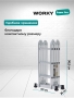 Лестница трансформер 4х3 WORKY SuperPro с усиленным замком, высота 3,6 м.