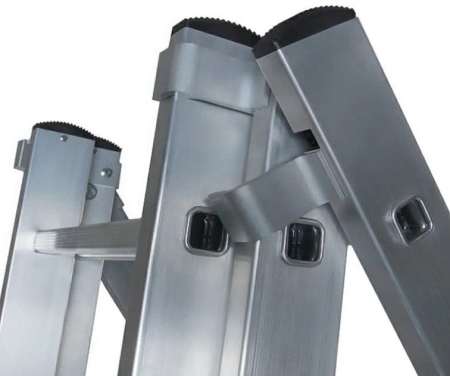 WORKY Лестница универсальная трехсекционная 3х6,  высота 1. 74/ 2. 59/ 3. 46 м ARD255961