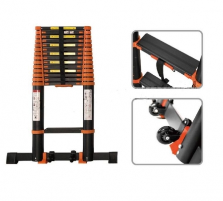 WORKY Лестница телескопическая BLACK MAX 4,7м 12ступеней ARD258453