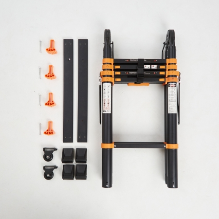 WORKY Лестница-стремянка телескопическая BLACK MAX 4,1м/8,2м 20 ступеней ARD258464
