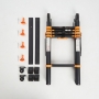 WORKY Лестница-стремянка телескопическая BLACK MAX 4,1м/8,2м 20 ступеней ARD258464