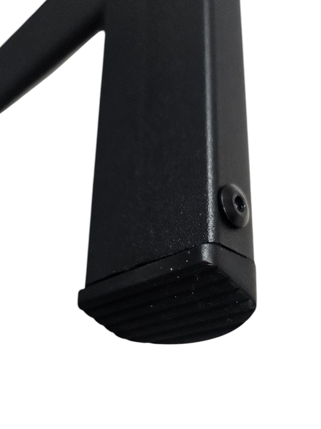 Стремянка стальная, черная 5 широких ступеней