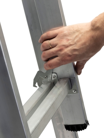 WORKY Лестница универсальная трехсекционная 3х6,  высота 1. 74/ 2. 59/ 3. 46 м ARD255961