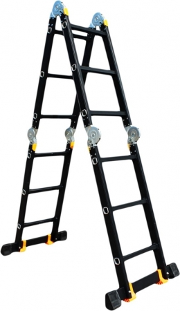 Лестница-стремянка 4x3 трансформер WORKY Pro, высота 3,9м