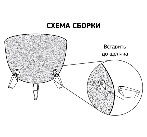 Кашпо ФЛОРИАН D350мм 12л Графитовый