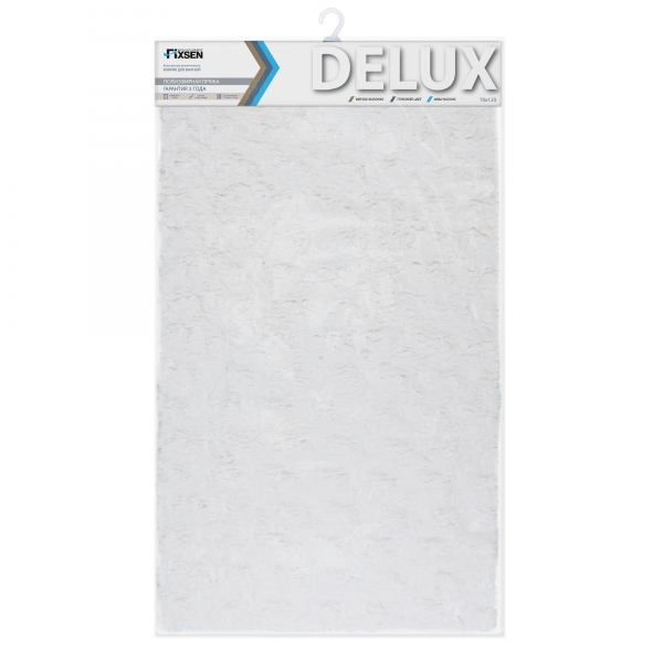 Коврик для ванной 1-ый Fixsen DELUX, белый ( FX-9040W )