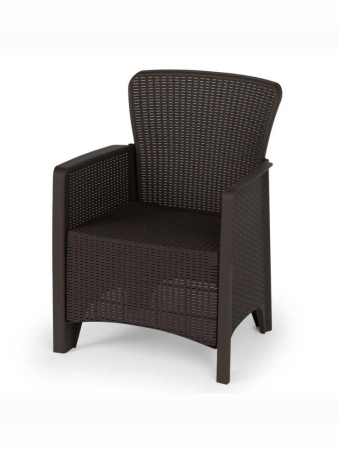 Кресло садовое Ротанг Лайт, цвет мокко