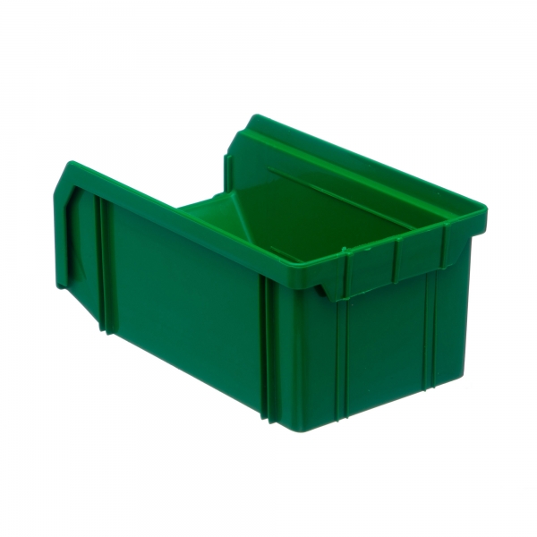 Пластиковый ящик V-1-зеленый 172х102х75мм, 1 литр