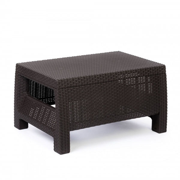 Комплект садовой мебели HomlyGreen Set 5+Кофейный столик+подушки красного цвета
