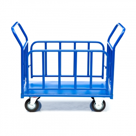 Тележка платформенная Стелла-техник КПО-300Т-200-К , с бортами, 600х1000мм