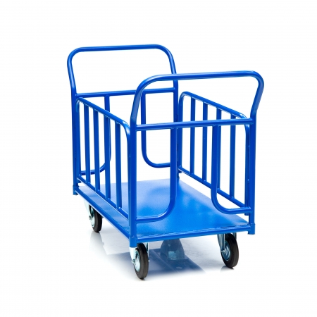 Тележка платформенная Стелла-техник КПО-300Т-200-К , с бортами, 600х1000мм