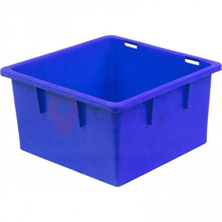 Ящик под кондитерские изделия (без крышки), конусный, сплошной (385x385x225)