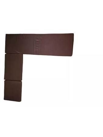 Комплект садовой мебели HomlyGreen 5+2+1+обеденный стол 153х79, с комплектом коричневых подушек