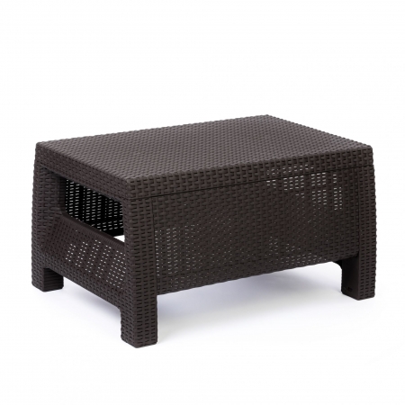 Комплект садовой мебели HomlyGreen Set 5+1+1+Кофейный столик+подушки бордового цвета