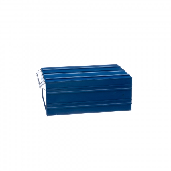 Пластиковый короб С-501-А-синий-прозрачный 328х212х126мм