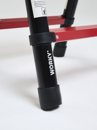 Лестница стремянка телескопическая WORKY BLACK 5+6 ступеней 1,4м+1,7м