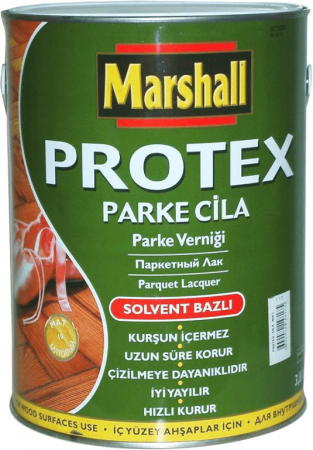 Лак паркетный глянцевый PROTEX Marshall 0,75л