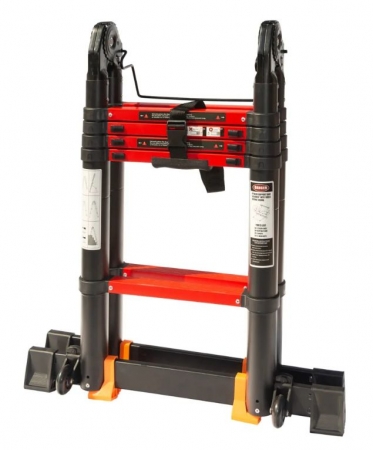Лестница телескопическая WORKY BLACK 6,2м 16 ступеней