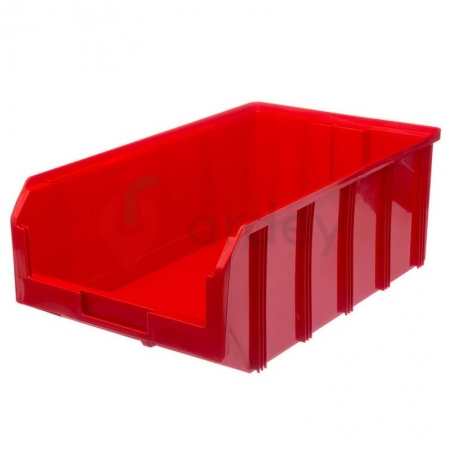V4 Пластиковый ящик красный, (502х305х186) 20 литров
