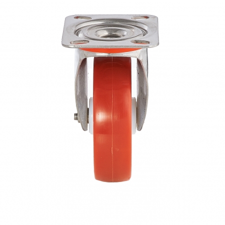 Колесо Tellure Rota 604202 поворотное, диаметр 100мм, грузоподъемность 170кг, термопластичный полиуретан, полиамид