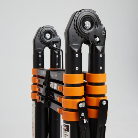 WORKY Лестница-стремянка телескопическая BLACK MAX 4,1м/8,2м 20 ступеней ARD258464