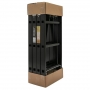 WORKY Лестница универсальная трансформер 4х3 home Black с помостом ARD257745
